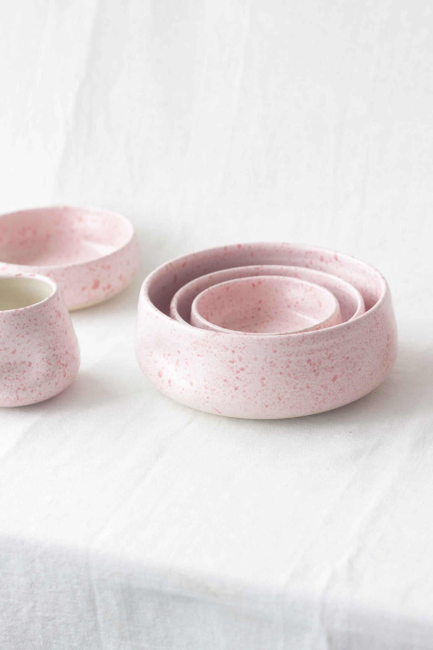 Dimple Bowl L (PINK SALT)